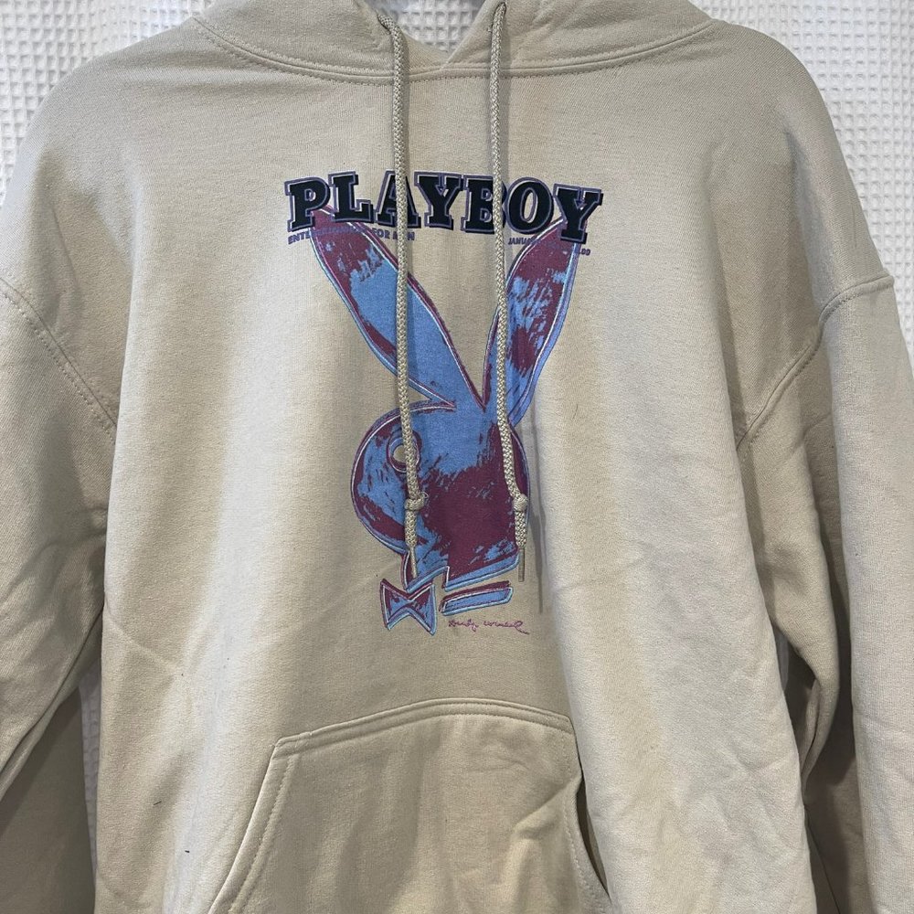23-010, Playboy, Tan, Tye Dye Bunny, Medium